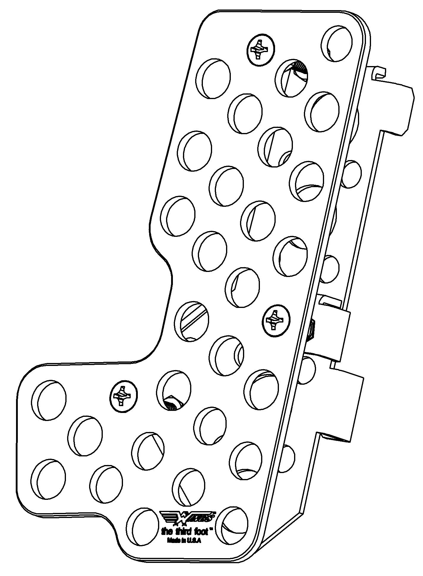 heel toe pedals the third foot™ – Wings Air-Cooled Specialties